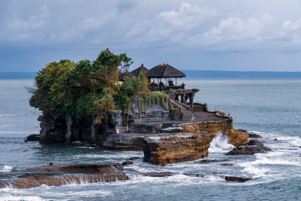 Tanah Lot is one of the top tourist sites for Canggu digital nomads to visit
