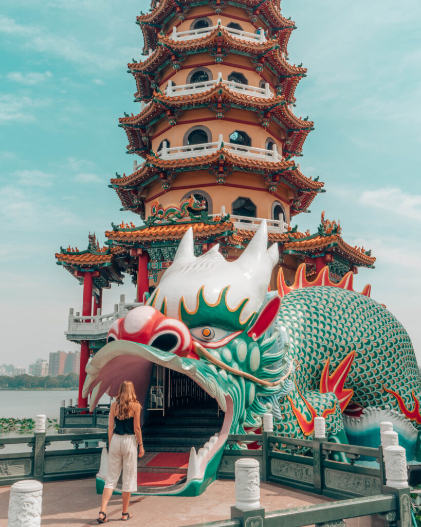Dragon pagoda, Kaohsiung, Taiwan