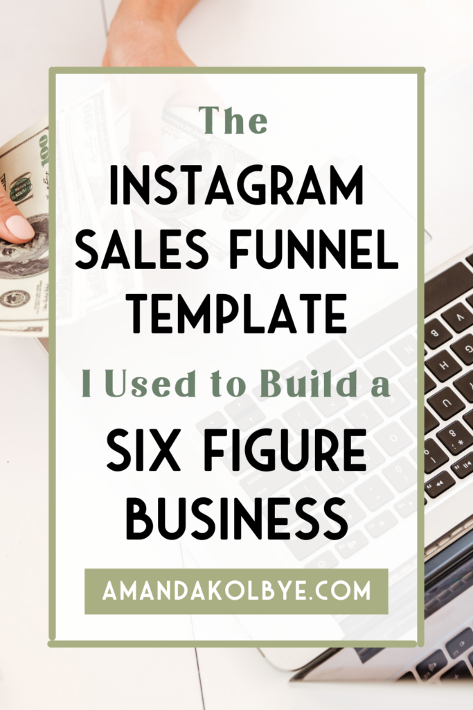 instagram sales funnel template