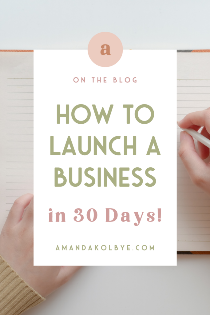 how to launch a business in 30 days