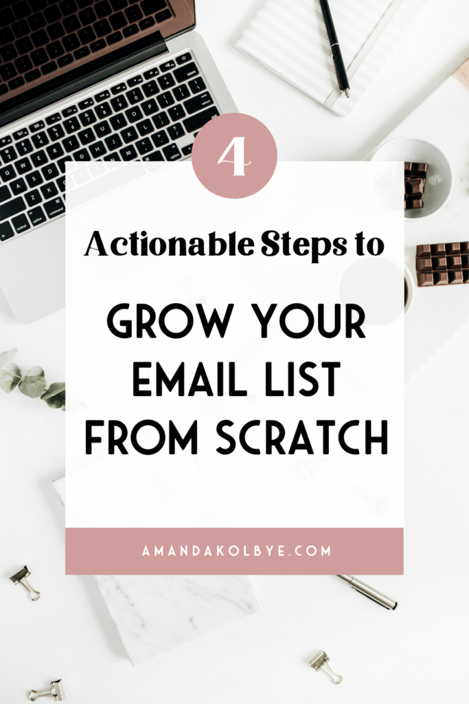 how to build an email list from scratch