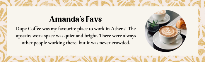 Best spots for Athens digital nomads - Dope Coffee