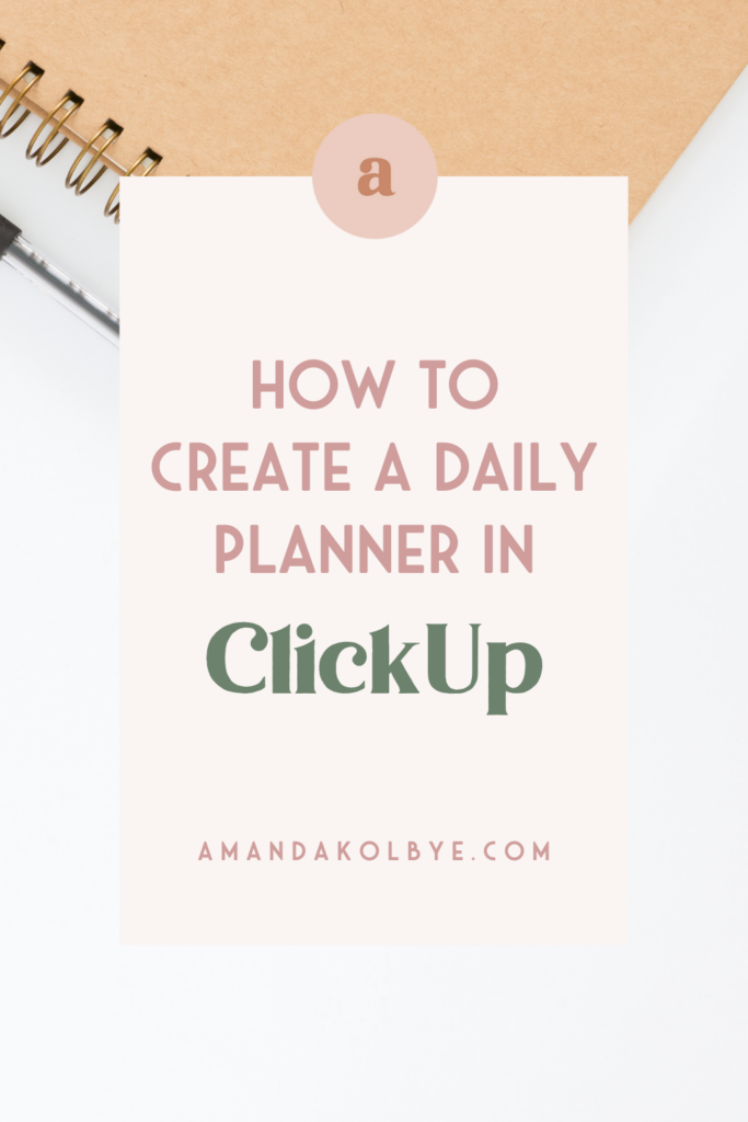 clickup daily planner